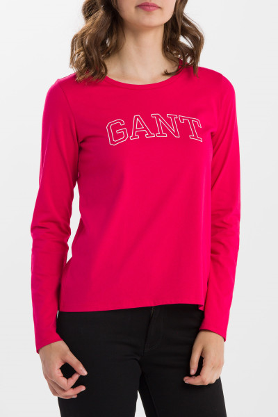 TRIČKO GANT O1. ARCH LOGO LS T-SHIRT - Fotografia č. 1