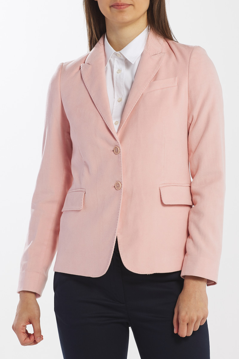SAKO GANT D2. MOLESKIN SLIM BLAZER DUSTY FUCHSIA GANT CZ