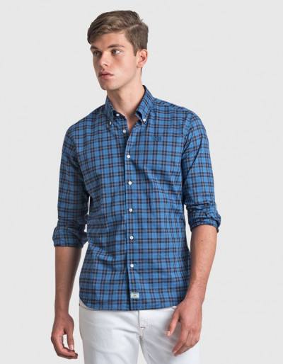 ING LA MARTINA MAN SHIRT L/S CHECKED POPELINE - Kép 1