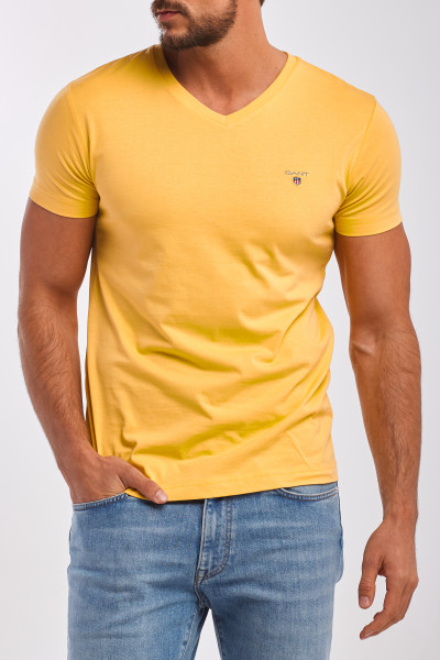 TRIČKO GANT THE ORIGINAL SLIM V-NECK T-SHIRT - Fotografia č. 1