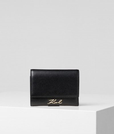 PÉNZTÁRCA KARL LAGERFELD K/SIGNATURE MET FLAP WALLET - Kép 1
