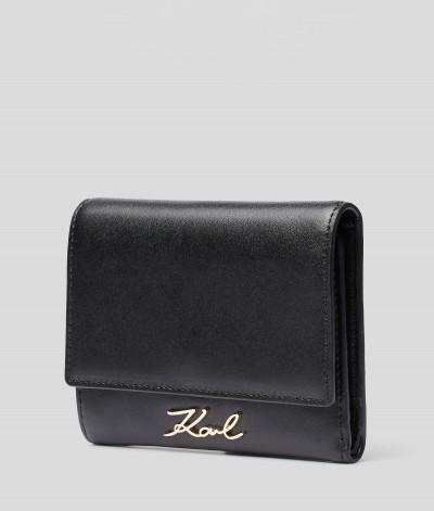 PÉNZTÁRCA KARL LAGERFELD K/SIGNATURE MET FLAP WALLET - Kép 2