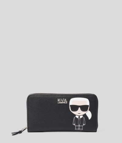 PEŇAŽENKA KARL LAGERFELD K/IKONIK CONT ZIP WALLET - Fotografia č. 3