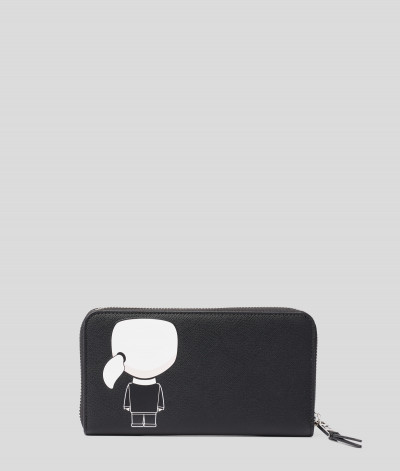 PEŇAŽENKA KARL LAGERFELD K/IKONIK CONT ZIP WALLET - Fotografia č. 4