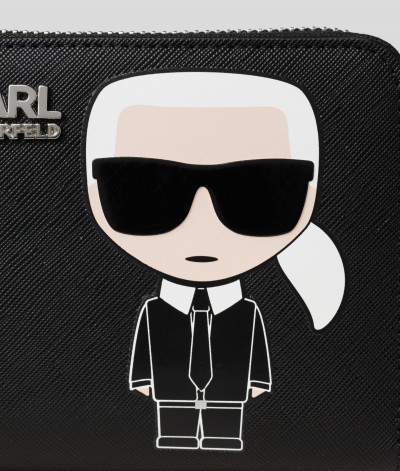 PEŇAŽENKA KARL LAGERFELD K/IKONIK CONT ZIP WALLET - Fotografia č. 6