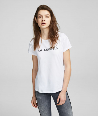 TRIČKO KARL LAGERFELD IKONIK & LOGO T-SHIRT - Fotografia č. 1