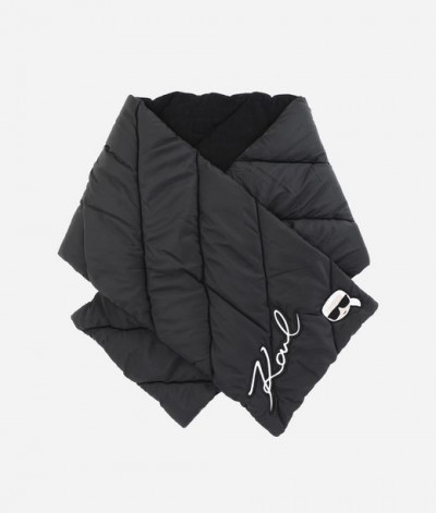 ŠÁL KARL LAGERFELD K/IKONIK PUFFER SCARF - Fotografia č. 1