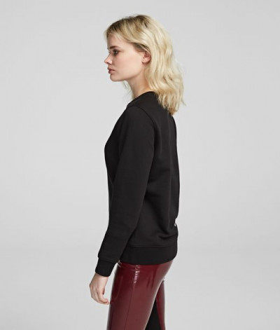 MIKINA KARL LAGERFELD IKONIK RHINESTONE KARL SWEAT - Fotografia č. 3