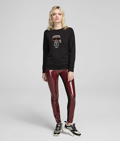 MIKINA KARL LAGERFELD IKONIK RHINESTONE KARL SWEAT - Fotografia č. 2