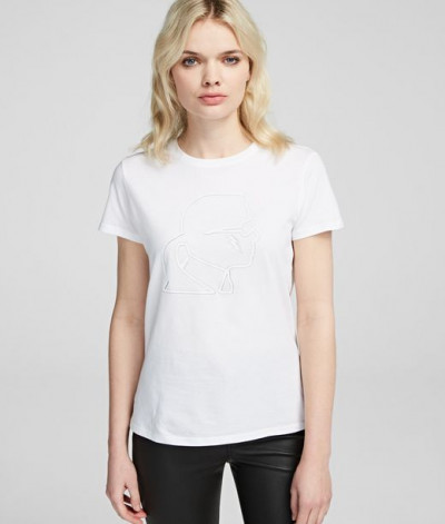 TRIČKO KARL LAGERFELD IKONIK KARL LIGHTNING BOLT TEE - Fotografia č. 1