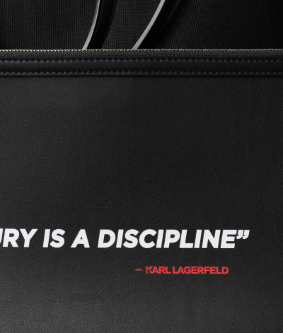 TAŠKA KARL LAGERFELD KARL LEGEND CANVAS TOTE - Fotografie č. 7
