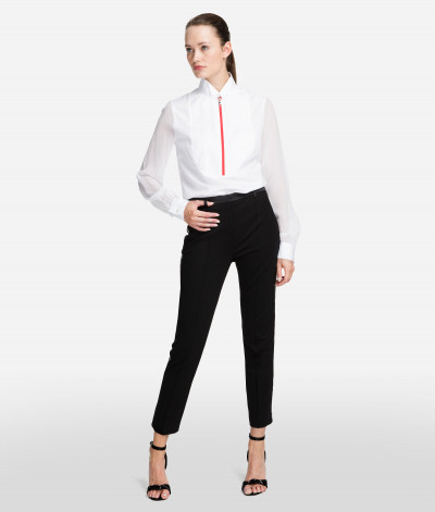 NOHAVICE KARL LAGERFELD PUNTO PANTS W/ LOGO TAPE - Fotografia č. 1