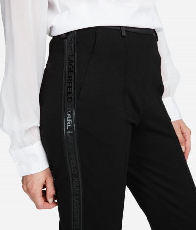 NOHAVICE KARL LAGERFELD PUNTO PANTS W/ LOGO TAPE - Fotografia č. 6