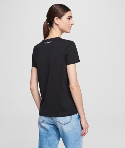 TRIČKO KARL LAGERFELD IKONIK KARL OUTLINE T-SHIRT - Fotografia č. 3