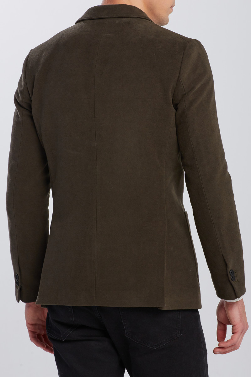 SAKO GANT D2. SLIM MOLESKIN BLAZER moss green GANT CZ