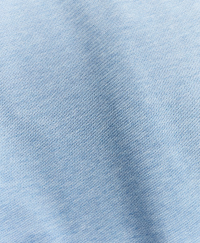 TRIČKO BROOKS BROTHERS KNT ML TAILORED KNIT T-SHIRT BLUE HEATHER - Fotografia č. 3