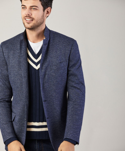 SAKO BROOKS BROTHERS SPCT SUPERSOFT PS SV HL RGNT MARL NAVY GLEN - Fotografia č. 4