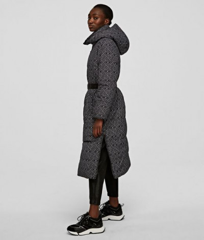 KABÁT KARL LAGERFELD REVERSIBLE PRINTED DOWN COAT - Kép 2