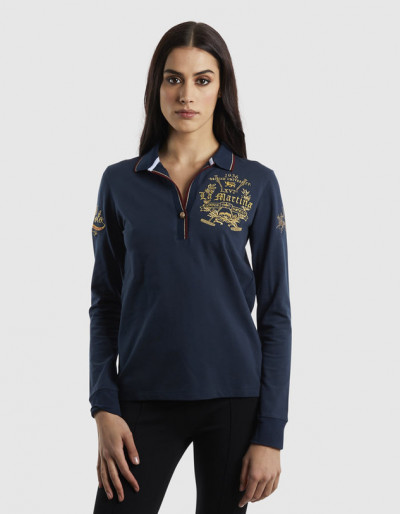 POLOKOŠILE LA MARTINA WOMAN POLO L/S PIQUET STRETCH - Fotografie č. 1