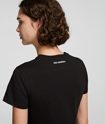 TRIČKO KARL LAGERFELD IKONIK MINI KARL RS T-SHIRT - Fotografia č. 3