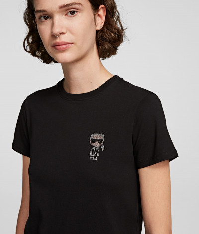TRIČKO KARL LAGERFELD IKONIK MINI KARL RS T-SHIRT - Fotografia č. 4