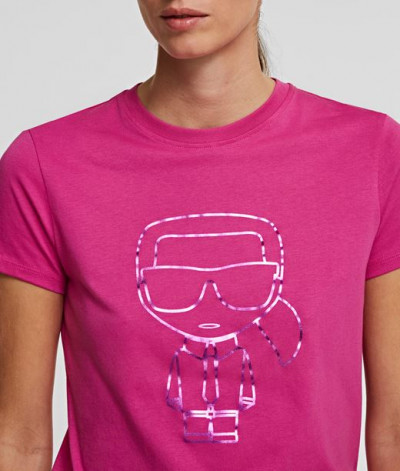 TRIČKO KARL LAGERFELD IKONIK KARL OUTLINE T-SHIRT - Fotografia č. 4
