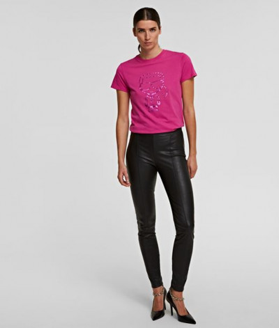 TRIČKO KARL LAGERFELD IKONIK KARL OUTLINE T-SHIRT - Fotografia č. 2