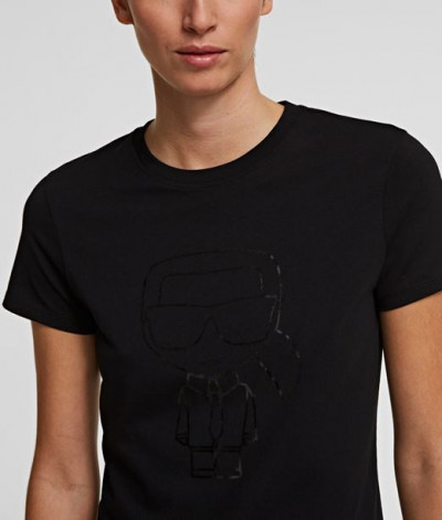 TRIČKO KARL LAGERFELD IKONIK KARL OUTLINE T-SHIRT - Fotografia č. 4
