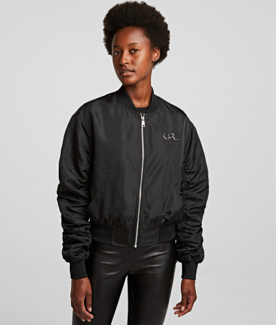 BUNDA KARL LAGERFELD IRIDESCENT BOMBER JACKET - Fotografia č. 1