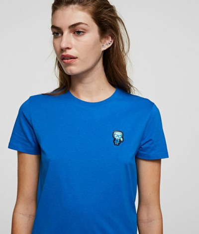 TRIČKO KARL LAGERFELD MINI IKONIK KARL PATCH T-SHIRT - Fotografia č. 4