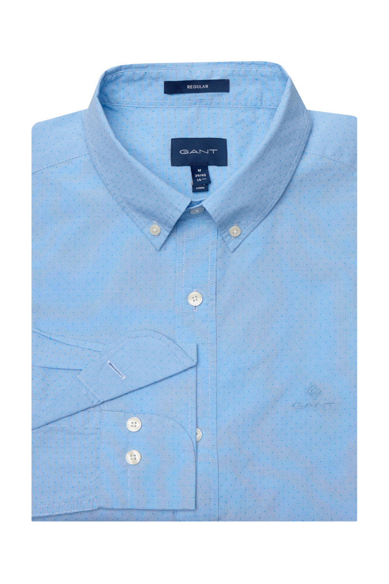 Gant The Broadcloth Reg BD Camicia Uomo Uomo T-shirt, polo e camicie