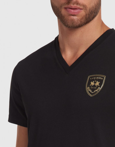 TRIČKO LA MARTINA MA T SHIRT V NECK JERSEY - Fotografia č. 4