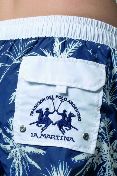 PLAVKY LA MARTINA MAN SWIMWEAR PRINTED NYLON - Fotografia č. 4