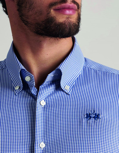 KOŠEĽA LA MARTINA MAN SHIRT LONG SLEEVES COTTON - Fotografia č. 4