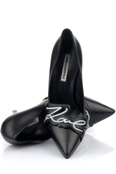 LODIČKY KARL LAGERFELD SARABANDE SIGNATURE LOGO COURT - Fotografie č. 2