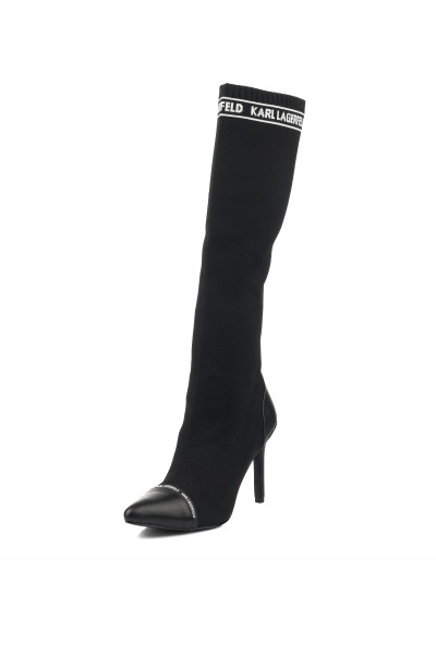 ČIŽMY KARL LAGERFELD PANDORA HI LEG KNIT BOOT - Fotografia č. 6