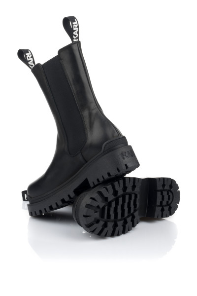 KOTNÍKOVÁ OBUV KARL LAGERFELD BIKER II LONG GORE BOOT - Fotografie č. 4