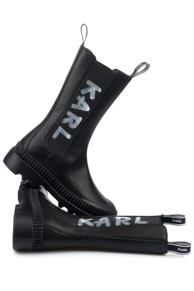 KOTNÍKOVÁ OBUV KARL LAGERFELD TREKKA II BRUSH LOGO GORE MIDI BOOT - Fotografie č. 3
