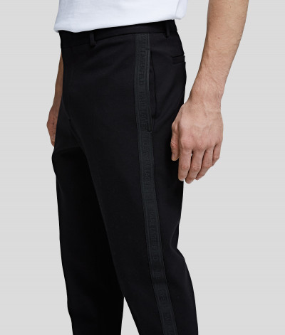 NOHAVICE KARL LAGERFELD UNISEX PUNTO PANTS W/ LOGO - Fotografia č. 4