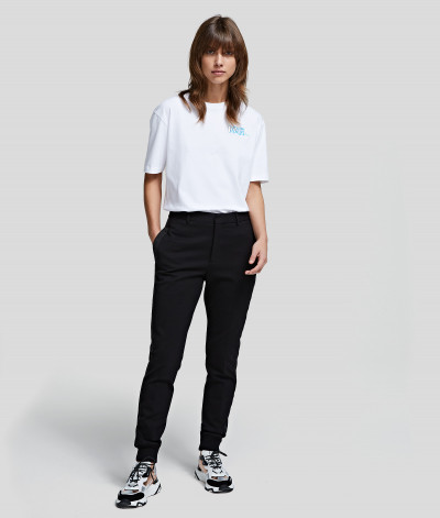 NOHAVICE KARL LAGERFELD UNISEX PUNTO PANTS W/ LOGO - Fotografia č. 3