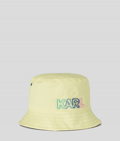 KLOBOUK KARL LAGERFELD IKONIK BIARRITZ REV BUCKET HAT - Fotografie č. 3