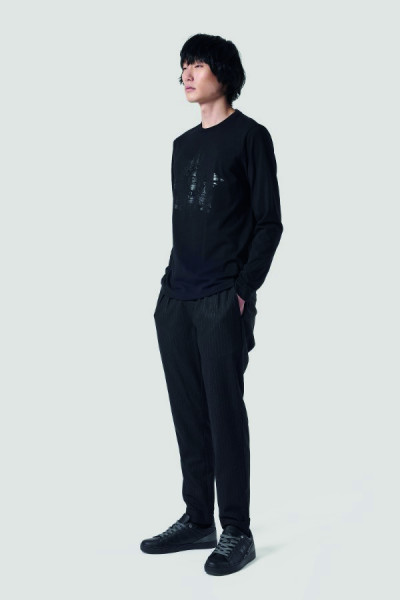 TRIČKO LA MARTINA MAN L/S JERSEY T-SHIRT REGULAR FIT - Fotografie č. 2