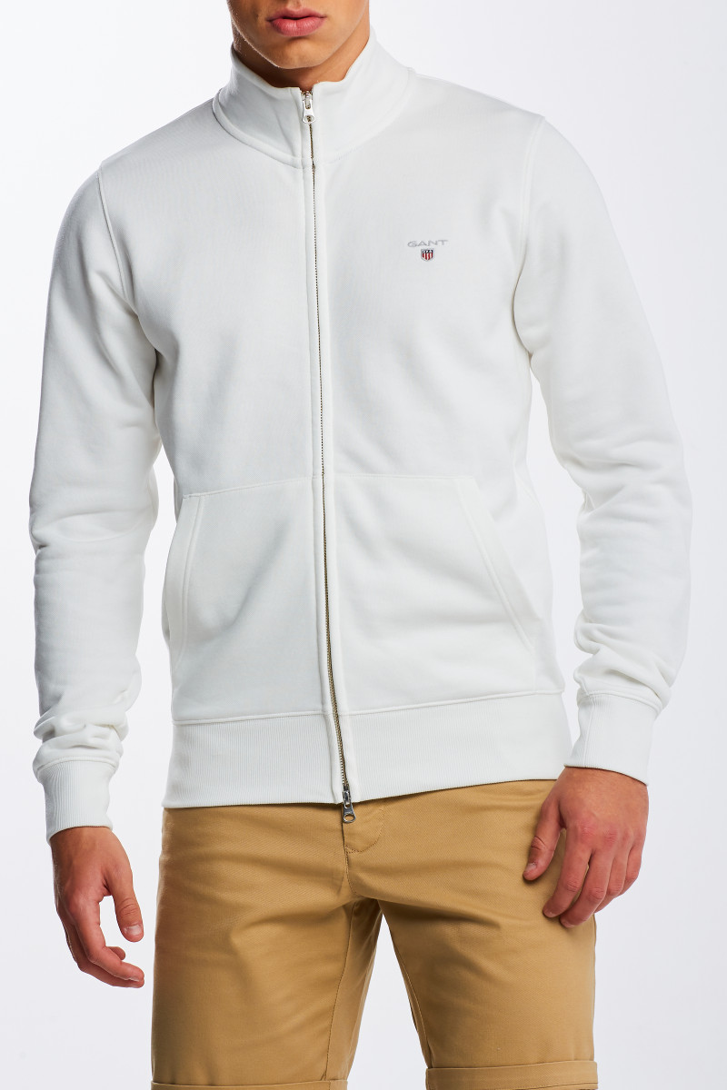 MIKINA GANT ORIGINAL FULL ZIP CARDIGAN eggshell GANT SK