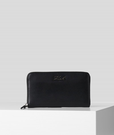 PENĚŽENKA KARL LAGERFELD K/SIGNATURE CONT ZIP WALLET - Fotografie č. 1
