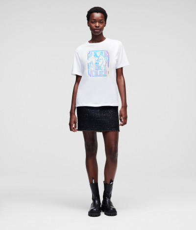 TRIČKO KARL LAGERFELD UNISEX ART DECO LOGO T-SHIRT - Fotografia č. 1