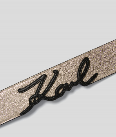POPRUH NA KABELKU KARL LAGERFELD K/SIGNATURE STRAP - Fotografie č. 4