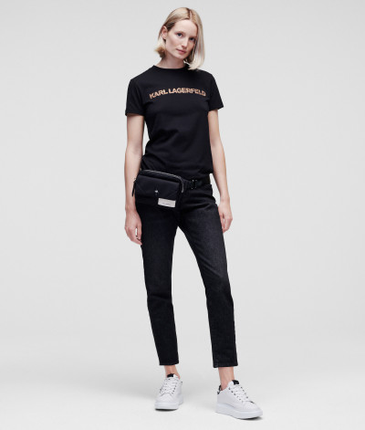 TRIČKO KARL LAGERFELD KANDY KRUSH LOGO T-SHIRT - Fotografia č. 4