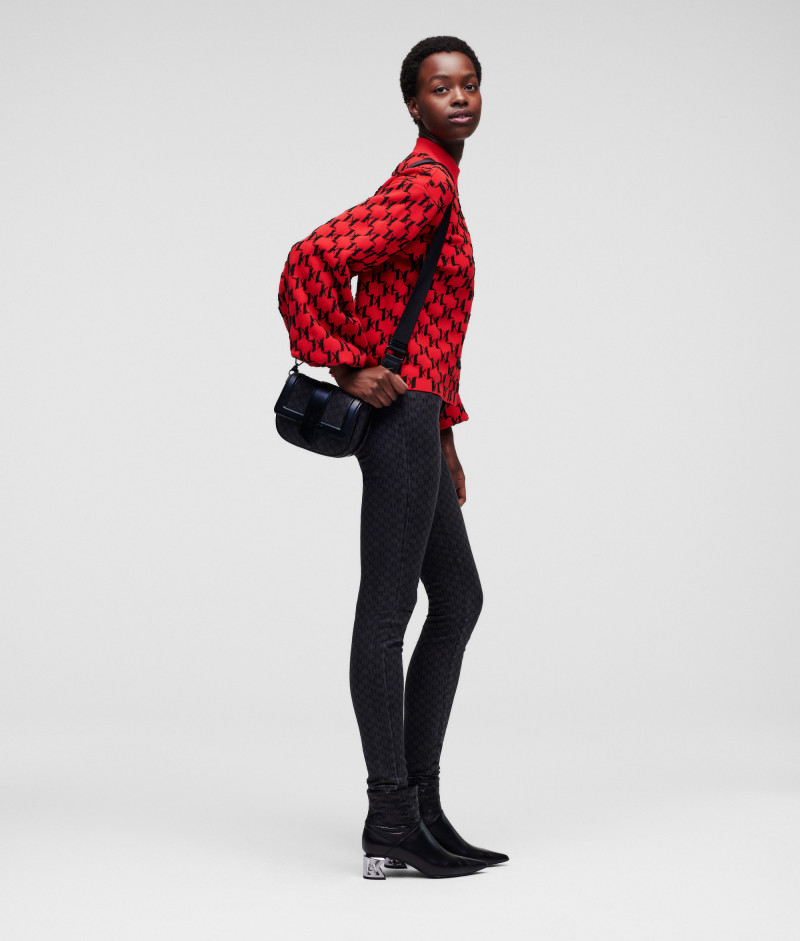 KABELKA KARL LAGERFELD K/SADDLE BAG MONO DNM SM VERMONT CZ