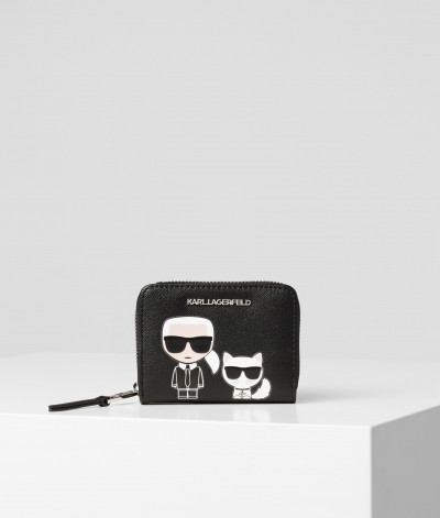 PEŇAŽENKA KARL LAGERFELD K/IKONIK SM FOLDED ZIP WALLET - Fotografia č. 1