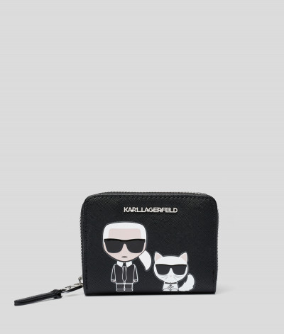 PEŇAŽENKA KARL LAGERFELD K/IKONIK SM FOLDED ZIP WALLET - Fotografia č. 2